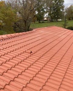 couverture de toit en tuiles