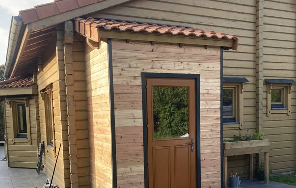 maison en bois et extension de maison à Escoutoux en Auvergne